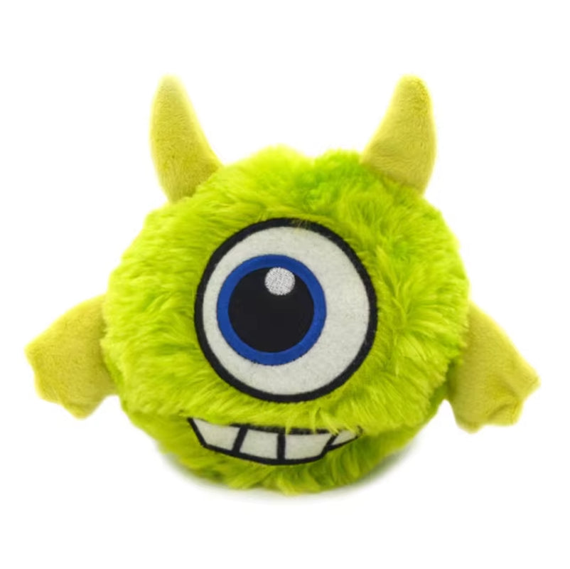 Interactive Dog Toys Bouncing Giggle Shaking Ball Dog Plush Toy Electronic Vibrating Automatic Moving Sounds Monster Puppy Toys