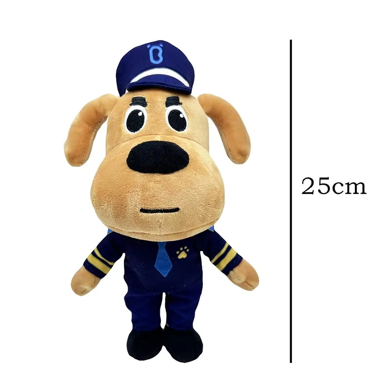 2/3Pcs Sheriff Labrador Dog Plush Toy Stuffed Animal Plushie Dolls Detective Security Sergeant Kids Fans Birthday Christmas Gift