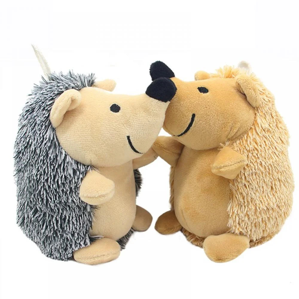 Dog Toy Hedgehogz Squeaky Cuddly Plush and Squeak Chew Toys Durable Plush Fluffy Toy for Awesome Pets or Small, Medium, and Large Dogs