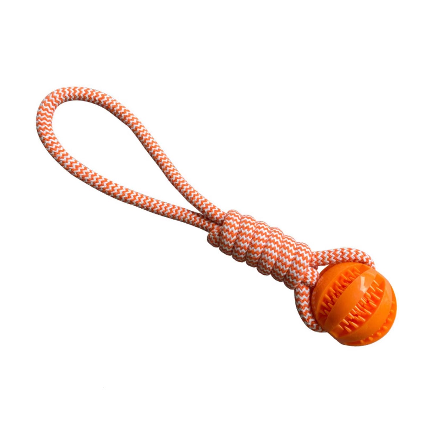 Pet Dog Toys Balls Interactive Treat Rope Rubber Leaking Balls for Small Medium Dogs Chewing Bite Resistant Pet Tooth Cleaning