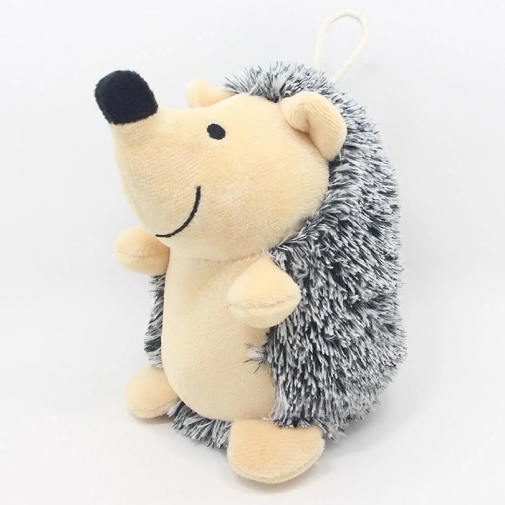 Dog Toy Hedgehogz Squeaky Cuddly Plush and Squeak Chew Toys Durable Plush Fluffy Toy for Awesome Pets or Small, Medium, and Large Dogs