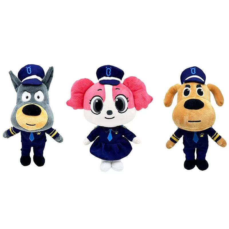 2/3Pcs Sheriff Labrador Dog Plush Toy Stuffed Animal Plushie Dolls Detective Security Sergeant Kids Fans Birthday Christmas Gift