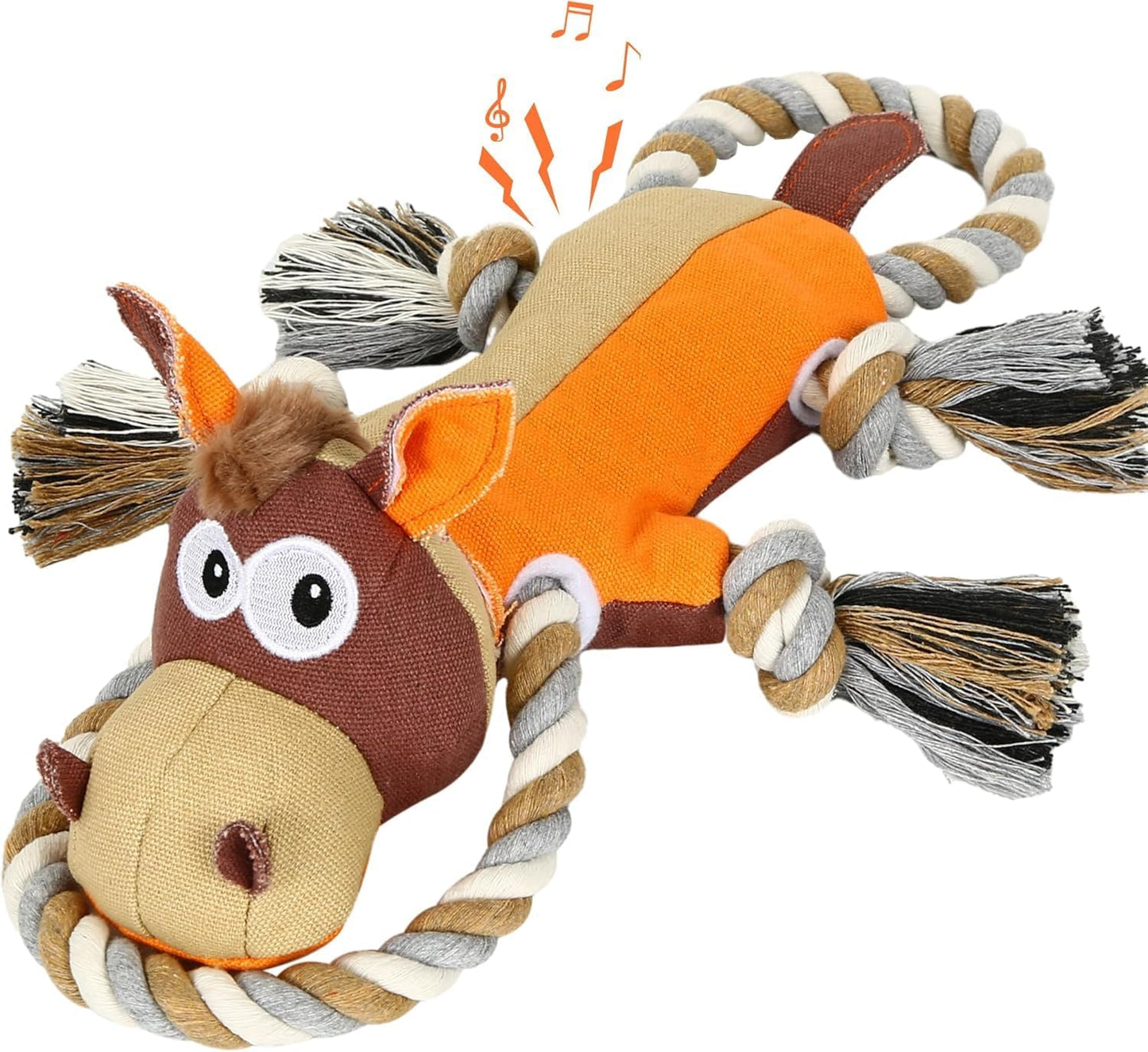 Dog Toys for Aggressive Chewers,Tough Indestructible Dog Toys,Squeaky Toys....