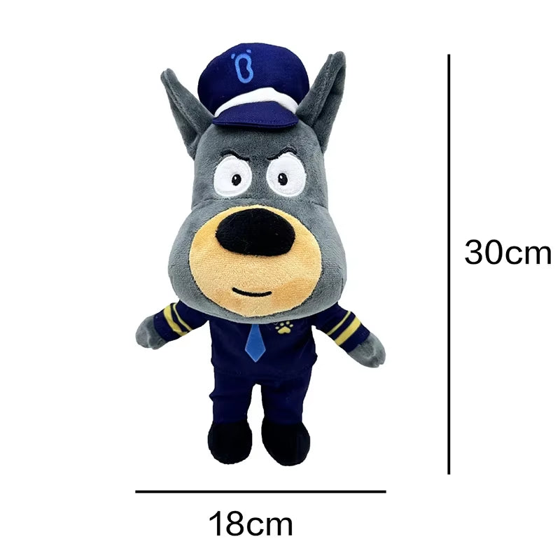 2/3Pcs Sheriff Labrador Dog Plush Toy Stuffed Animal Plushie Dolls Detective Security Sergeant Kids Fans Birthday Christmas Gift