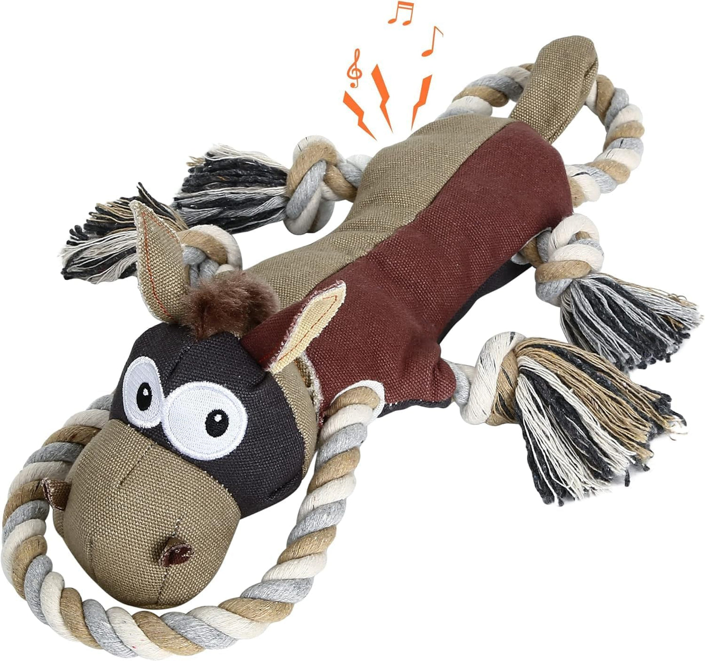 Dog Toys for Aggressive Chewers,Tough Indestructible Dog Toys,Squeaky Toys....