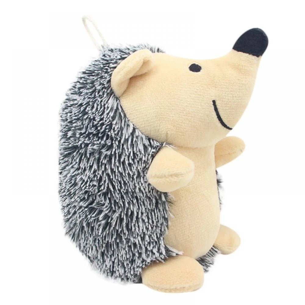 Dog Toy Hedgehogz Squeaky Cuddly Plush and Squeak Chew Toys Durable Plush Fluffy Toy for Awesome Pets or Small, Medium, and Large Dogs