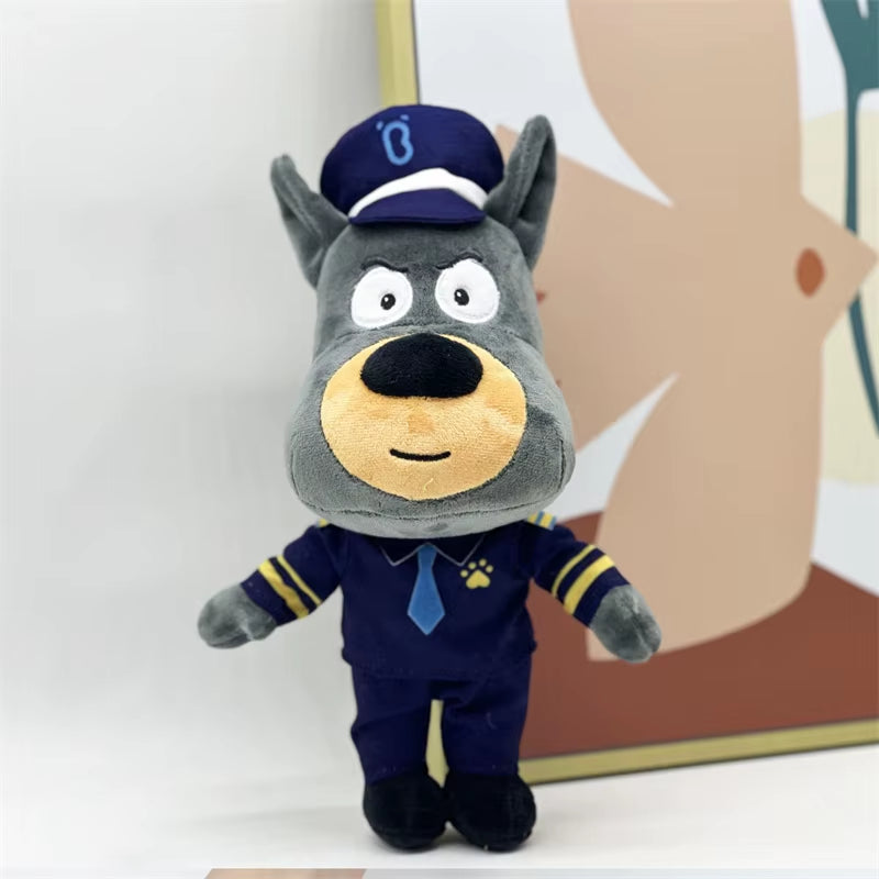 2/3Pcs Sheriff Labrador Dog Plush Toy Stuffed Animal Plushie Dolls Detective Security Sergeant Kids Fans Birthday Christmas Gift