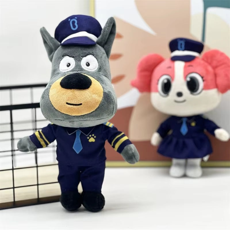 2/3Pcs Sheriff Labrador Dog Plush Toy Stuffed Animal Plushie Dolls Detective Security Sergeant Kids Fans Birthday Christmas Gift