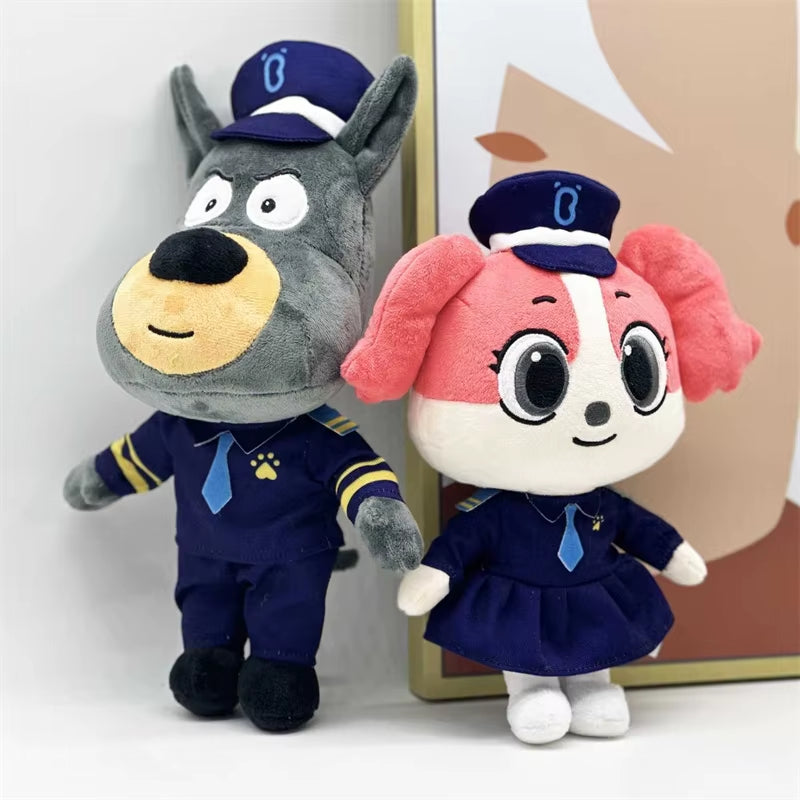 2/3Pcs Sheriff Labrador Dog Plush Toy Stuffed Animal Plushie Dolls Detective Security Sergeant Kids Fans Birthday Christmas Gift