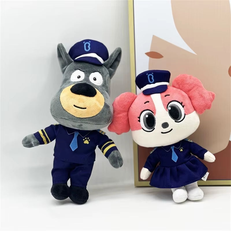 2/3Pcs Sheriff Labrador Dog Plush Toy Stuffed Animal Plushie Dolls Detective Security Sergeant Kids Fans Birthday Christmas Gift