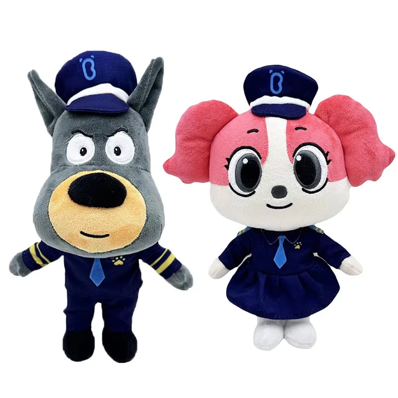 2/3Pcs Sheriff Labrador Dog Plush Toy Stuffed Animal Plushie Dolls Detective Security Sergeant Kids Fans Birthday Christmas Gift