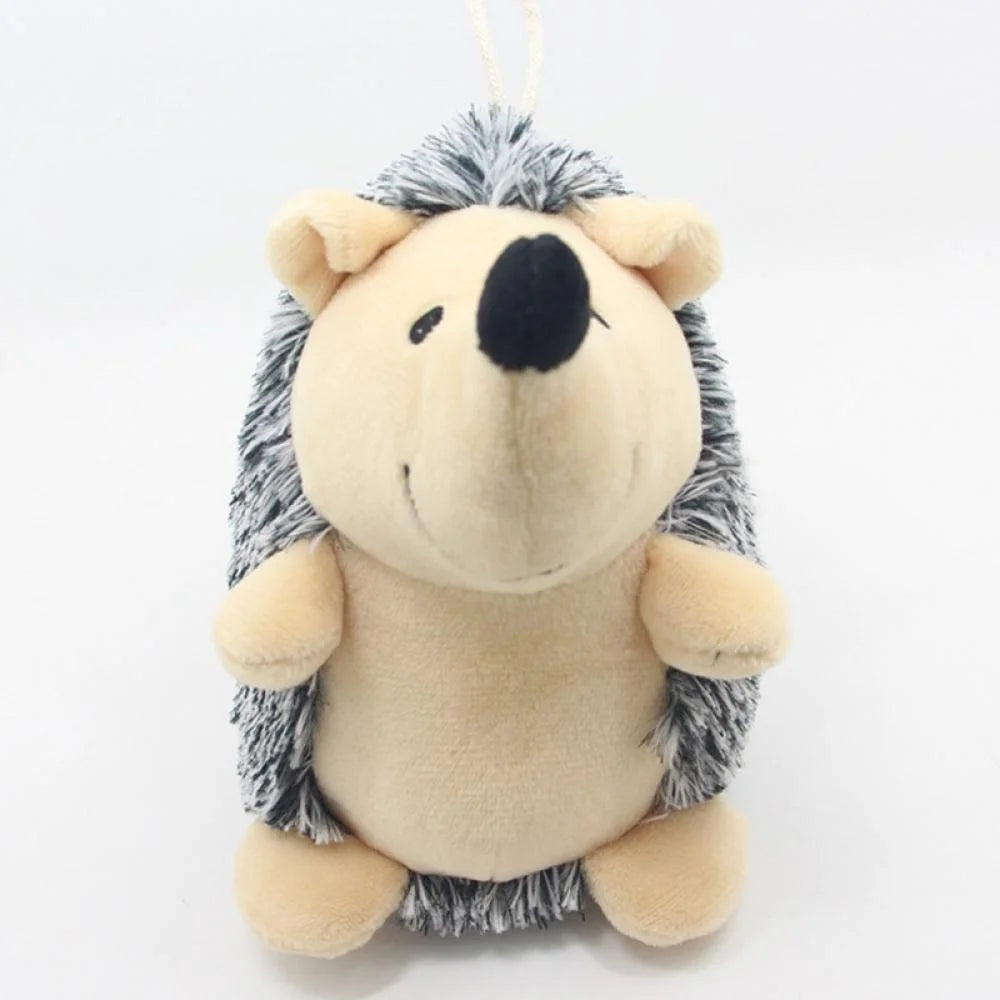 Dog Toy Hedgehogz Squeaky Cuddly Plush and Squeak Chew Toys Durable Plush Fluffy Toy for Awesome Pets or Small, Medium, and Large Dogs