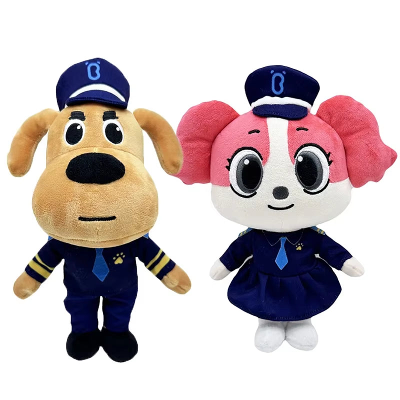 2/3Pcs Sheriff Labrador Dog Plush Toy Stuffed Animal Plushie Dolls Detective Security Sergeant Kids Fans Birthday Christmas Gift